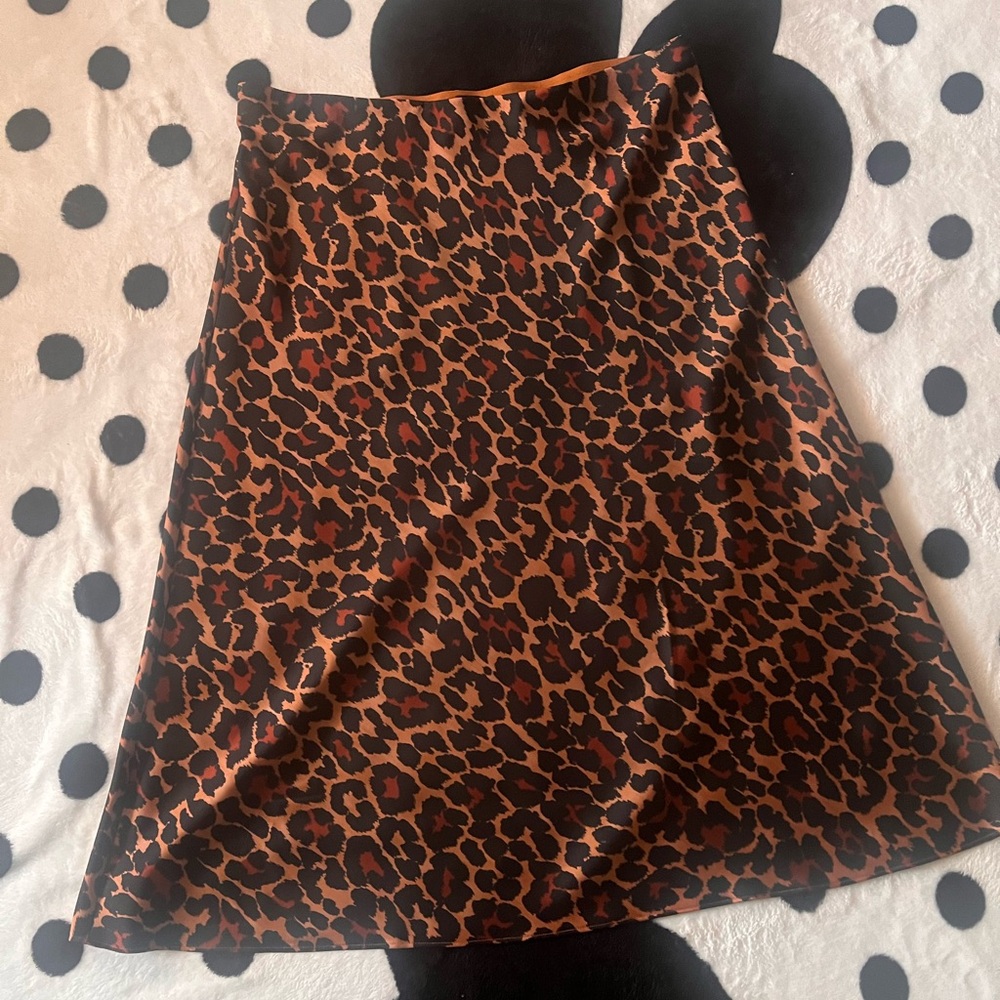 EUC J CREW bias cut skirt - size L